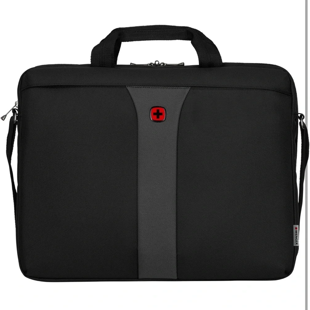 Wenger SwissGear Laptop Briefcase Bag – Black & Grey
